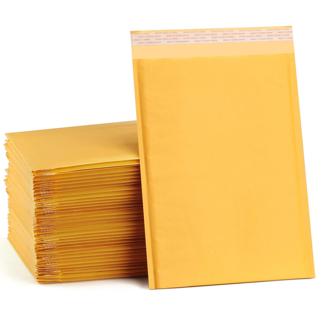 

Kraft Bubble Mailers Self Seal Adhesive Shipping Bags, Cushioning Padded Envelopes for Shipping, Mailing, Packaging