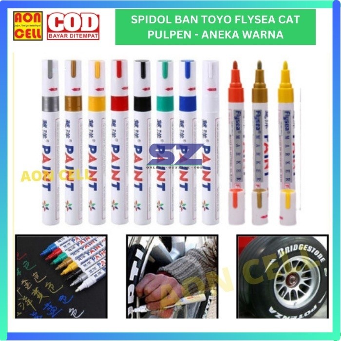 

SPIDOL TOYO FLYSEA Spidol Ban Mobil Motor CAT PULPEN