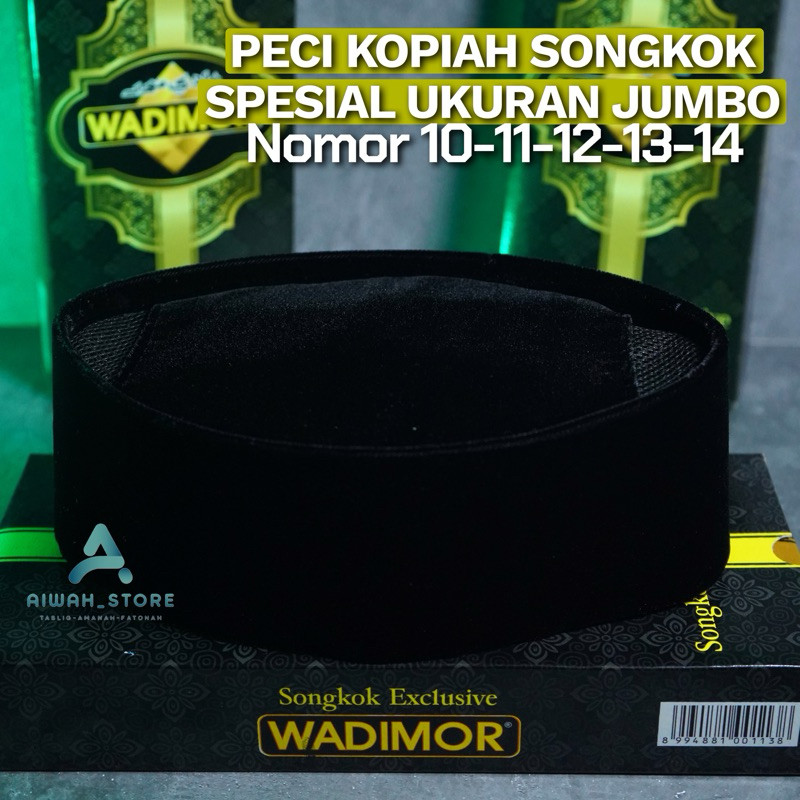 PECI WADIMOR JUMBO SONGKOK JUMBO UKURAN BESAR PECI HITAM JUMBO