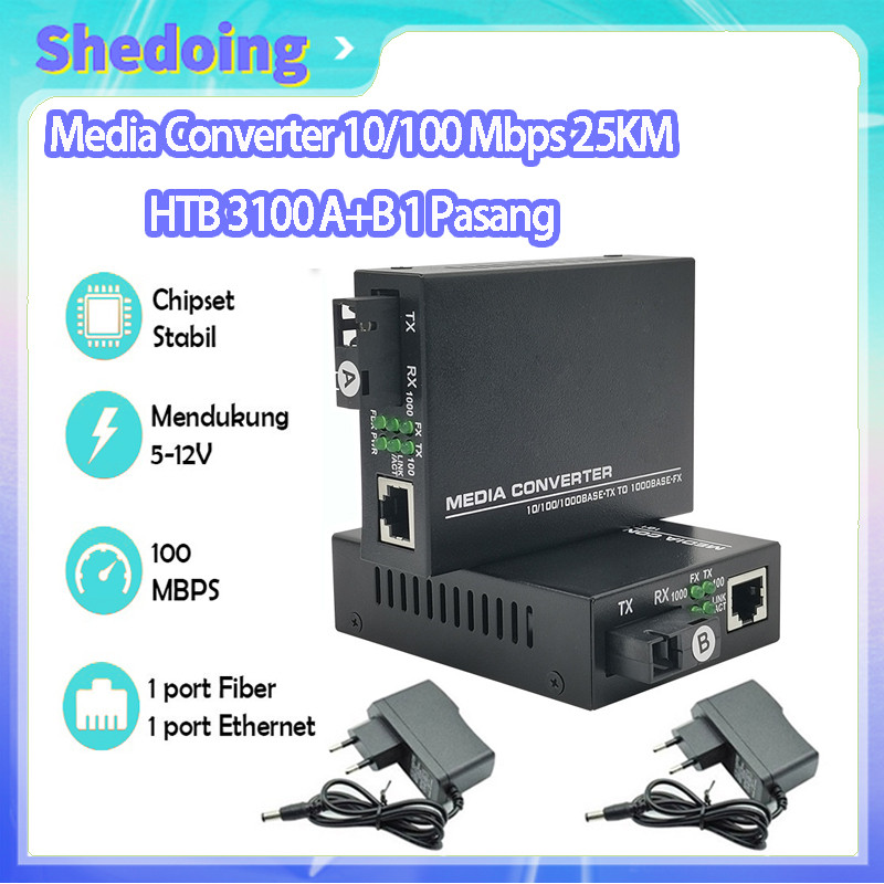 HTB 3100 Converter Htb 3100 Netlink HTB-3100 Media Converter Fo Htb A Konverter Fo Htb B Fiber Optic