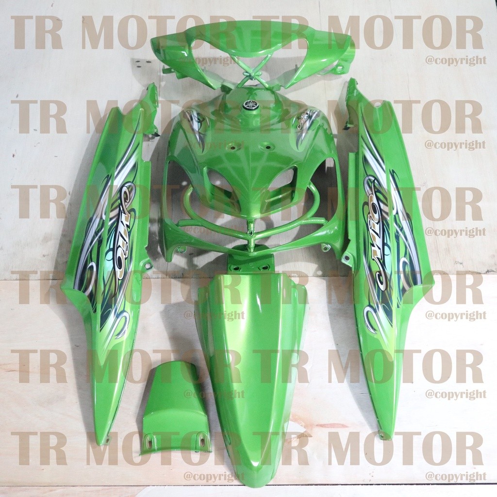 COD - Body Mio Sporty Full Set 2010 Hijau Body Halus Mio Sporty Mio New - Bahan ABS