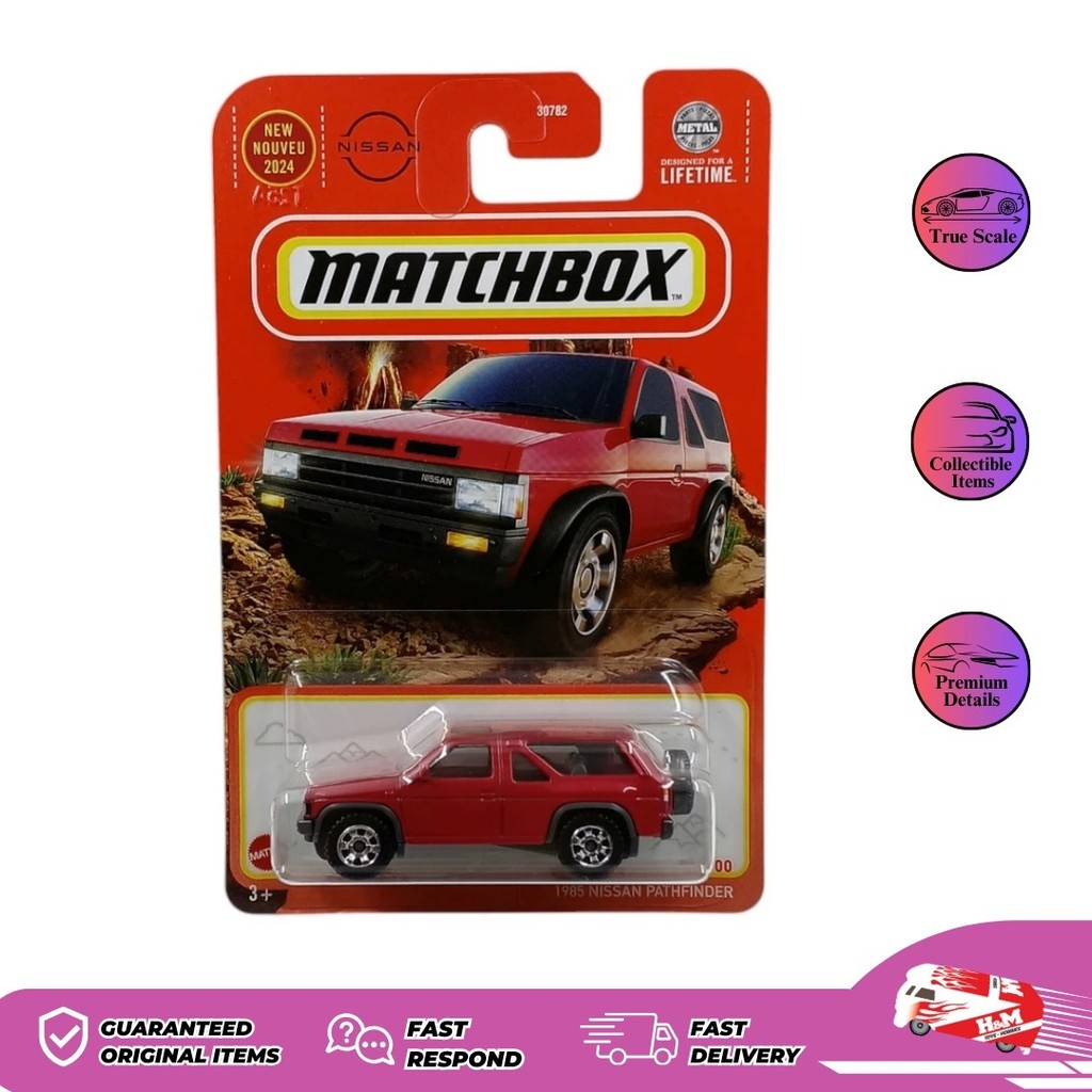 Matchbox 1985 Nissan Pathfinder Merah - 93AL