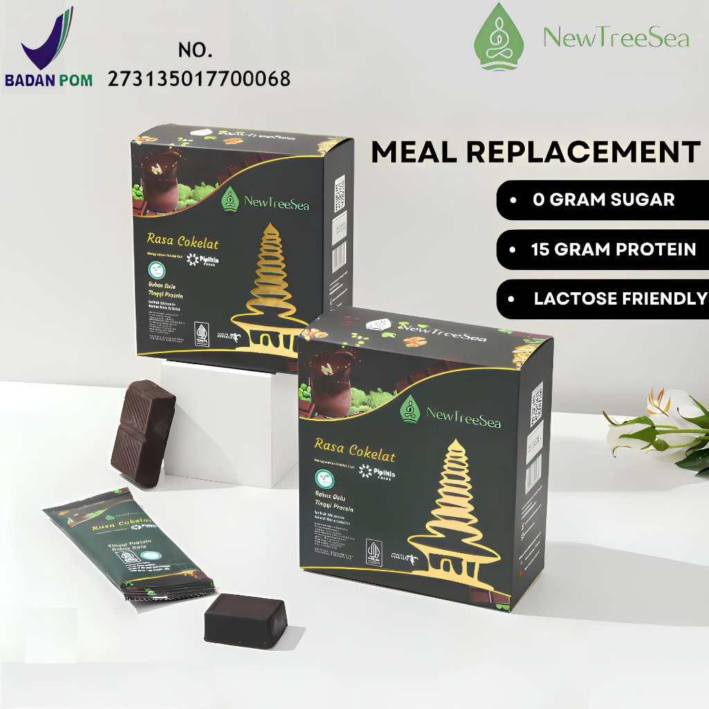 

PROMO NewTreeSea Meal Replacement - Bebas Gula - Tinggi Protein - Halal & BPOM