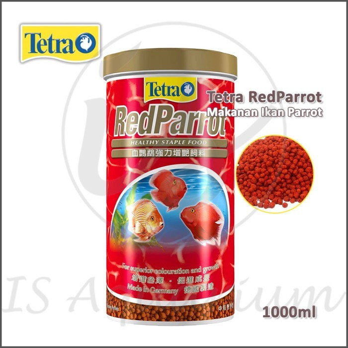 Tetra Red Parrot 1L 1000ml Makanan Ikan Pelet RedParrot