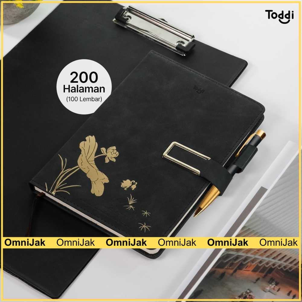 

Toddi Buku Jurnal Leather Notebook Diary A5 80GSM 200 Halaman - TD663