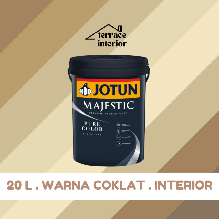 Cat Tembok Jotun Pure Color Warna Coklat 20 Liter