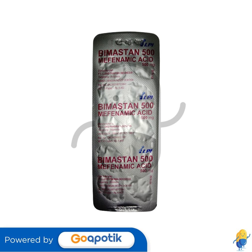 Bimastan 500 Mg Blister 10 Tablet