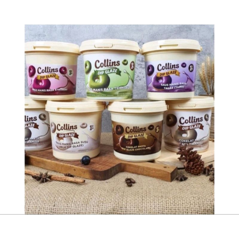 

Terlaris termurah Collins DIP glaze Repack 250gr