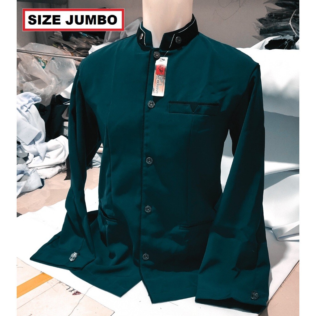 Jasko Pria Dewasa Bigsize Super Jumbo / Jas Koko Pria / Pakaian Muslim Pria / Bahan Hightwis Premium