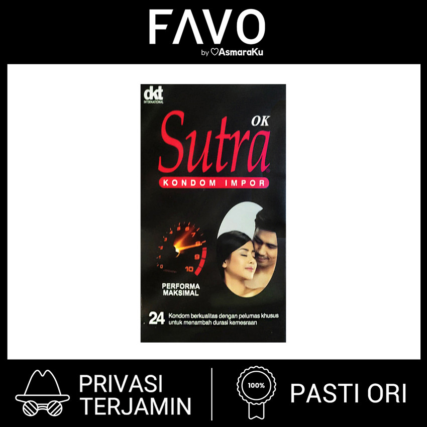 Kondom Sutra OK isi 24 Pcs - Kondom Hitam Sutra