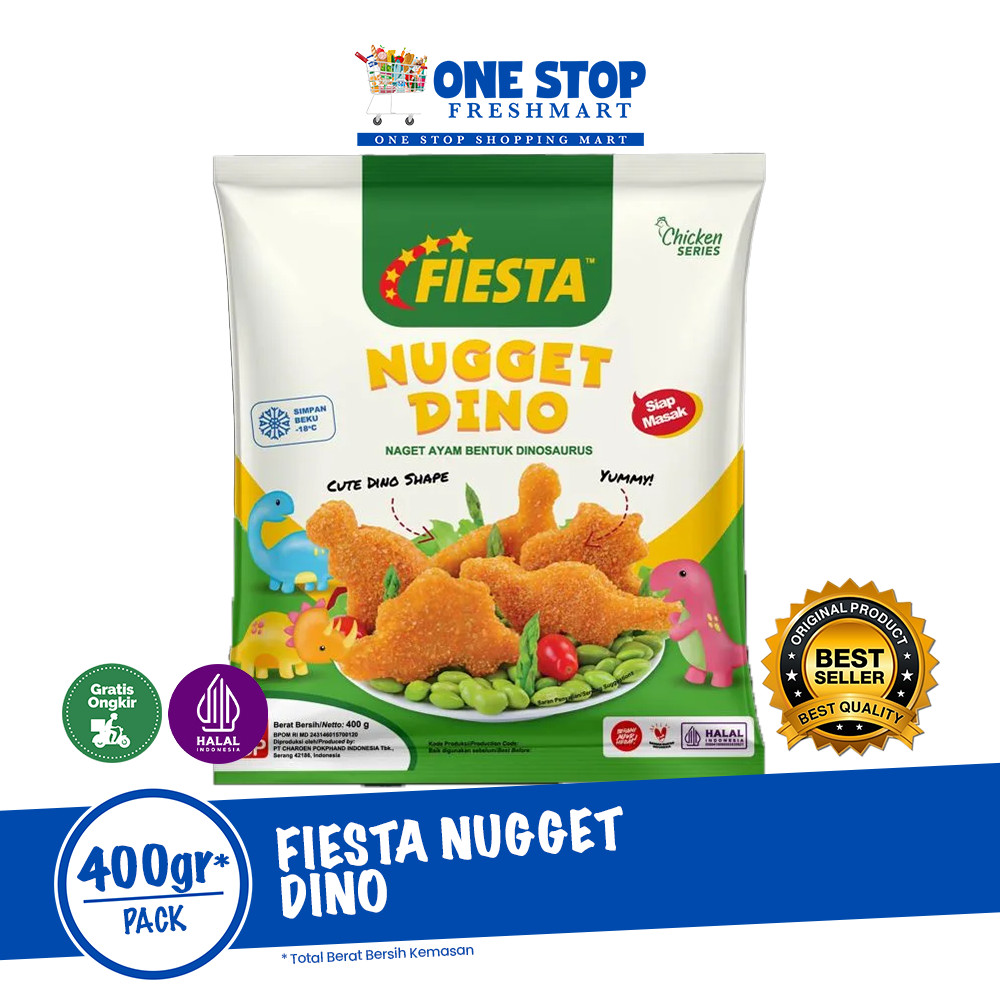 

FIESTA NUGGET DINO 400GR