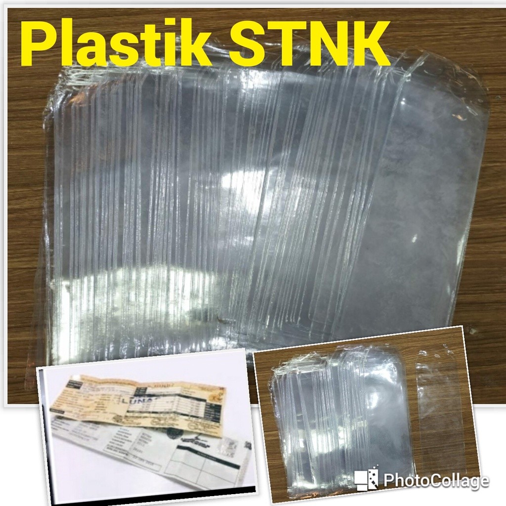 Cover STNK Motor Mobil Plastik Tebal Pelindung Dokumen Kendaraan Anti Air Transparan Bisa COD