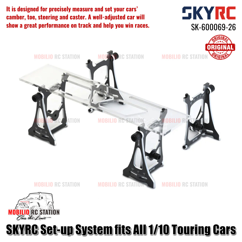 SKYRC #SK-600069-26 Set-up System fits All 1/10 Touring Cars Professional RC Tool