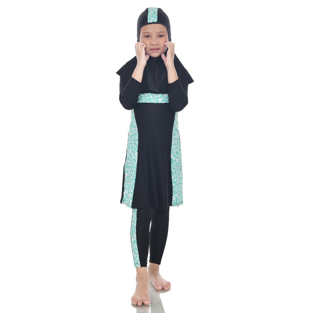 Baju Renang DARTFIT Muslim Anak Perempuan Usia 4-8 Tahun