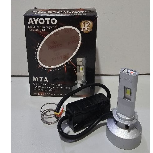 Ayoto - Bohlam Led Depan M7A Kipas Terang Universal Led Bebek Matic Sport