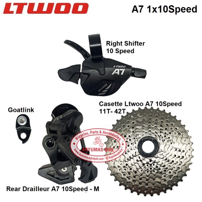 GROUPSET LTWOO A7 1 x 10 SPEED FOLDING BIKE SEPEDA LIPAT
