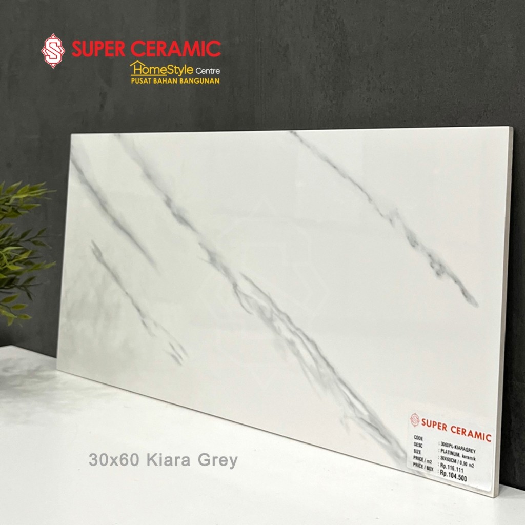 PLATINUM 30x60 Keramik Dinding - KIARA GREY