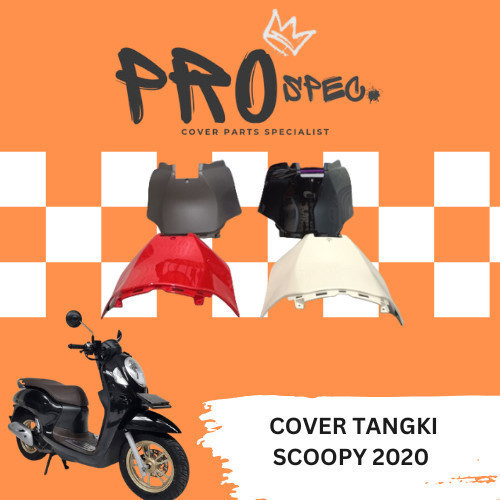 Win - Cover Tangki Scoopy Prestige K2F 2020 2021 2022 Mesin Jok Tank