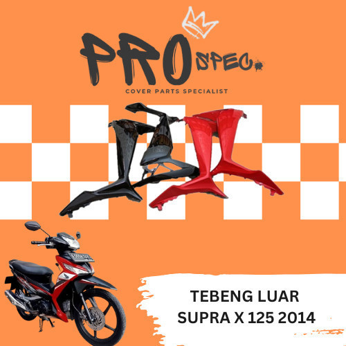 Win - Tebeng Luar Supra X 125 Fi 2014 2015 Legsil Sayap Legshield