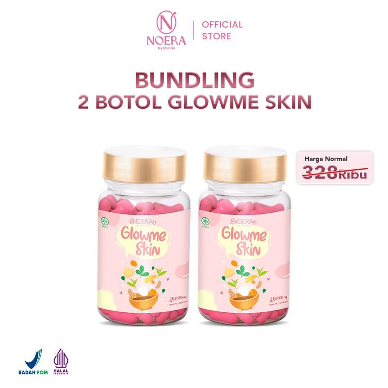 

Paket 2 Botol Noera Glow Me Skin Capsule | Suplemen Kecantikan Kulit | Paket Whitening Acne | Semua Jenis Kulit