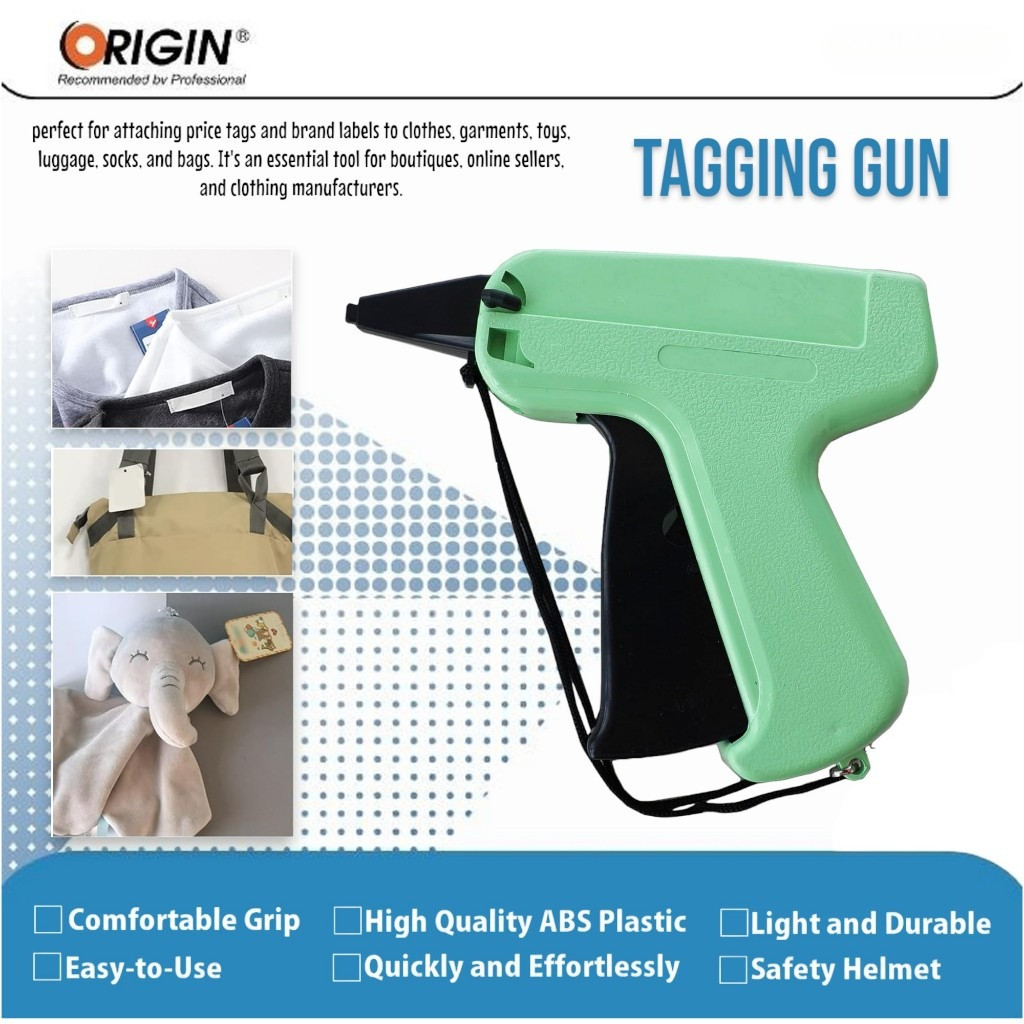

TAG GUN / Tagging Gun / Price Tag Gun / Tag Attacher Guns / Tag Pin (20 Strip) / Jarum Tag Gun / Alat Pasang Label Hangtag / Tagging gun / Alat Tembak Label Harga OS