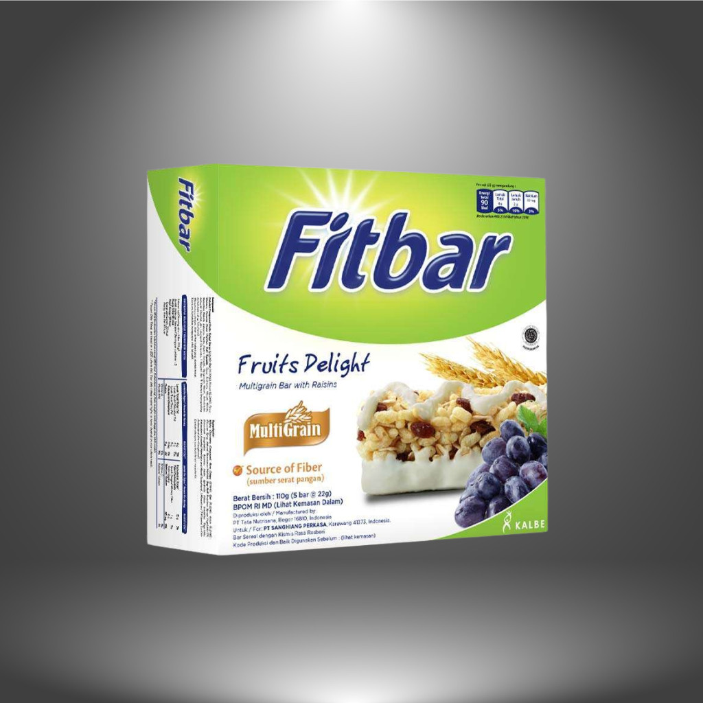 

QH Fitbar Coklat 1 Box 12pcs Dengan Rasa Fruit Buah Delight Tiramisu Cheese Keju