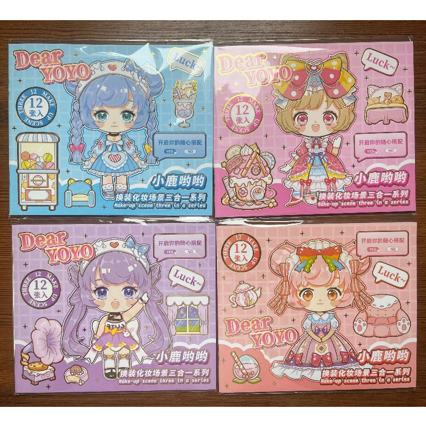 

Sticker Make Up Sticker Dress Up Book Buku Stiker DIY Fashion Ganti Baju Stiker Ganti Wajah