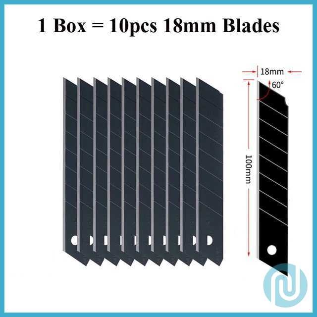 

Pisau Cutter Blade Alloy Steel SK4 18mm 10 PCS