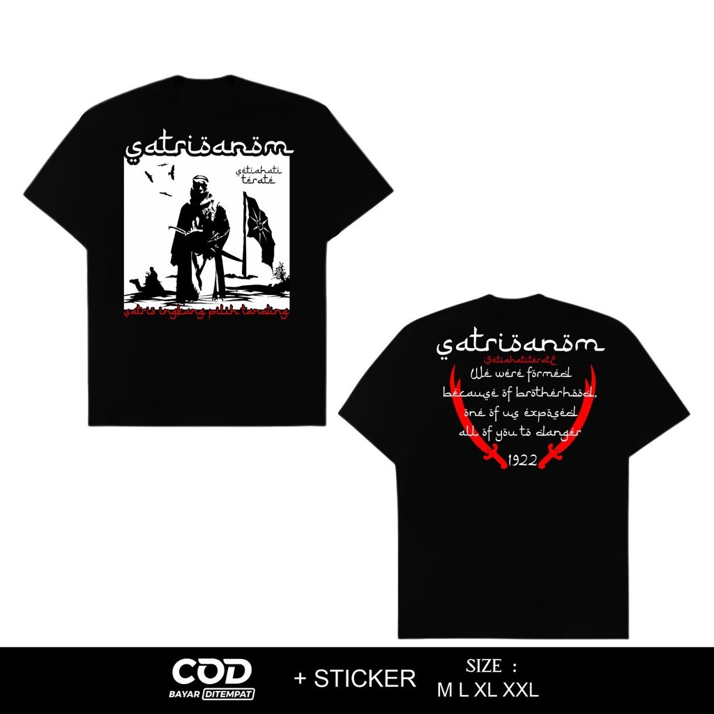 KAOS PSHT 1922 SATRIO ANOM TULISAN ARAB KAOS PSHT TERBARU - KAOS SH TERATE - KAOS PSHT SIMPEL - KAOS