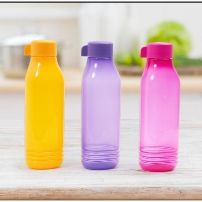 Tupperware Eco Groovy Bottle 750ML triangle bottle 1pc tutup ulir 750 ml eco botol minum tumbler ana