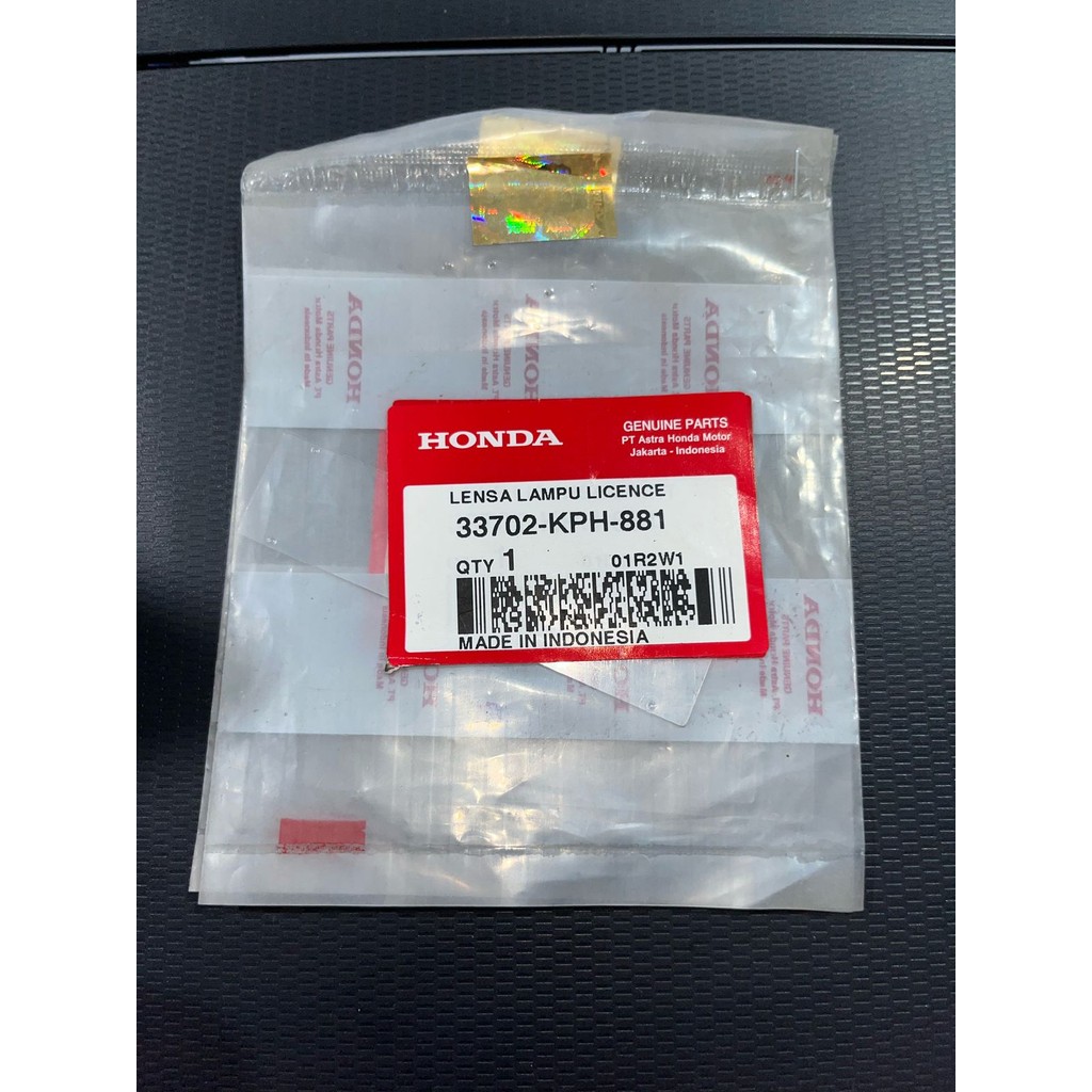 33702-KPH-881 Mika lampu plat nomor belakang lens Karisma