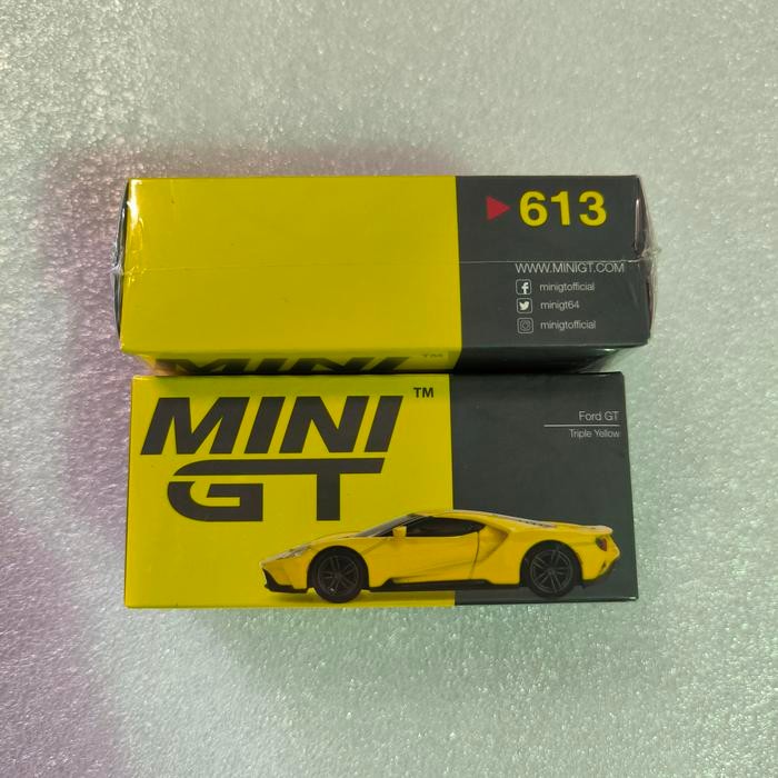 MINI GT 613 FORD GT TRIPLE YELLOW