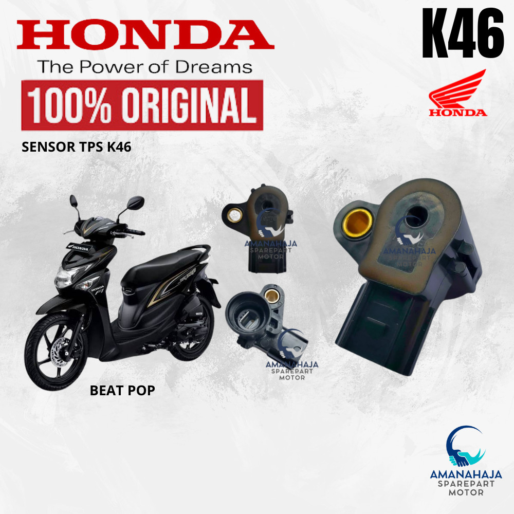 (GARANSI) ORI SENSOR TPS BEAT POP (K46) | SPAREPART ORIGINAL SUKU CADANG SEPEDA MOTOR