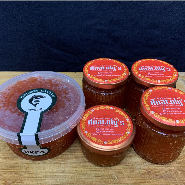 

Red Caviar from Kamchatka / Икра красная (Камчатская) / Caviar Merah