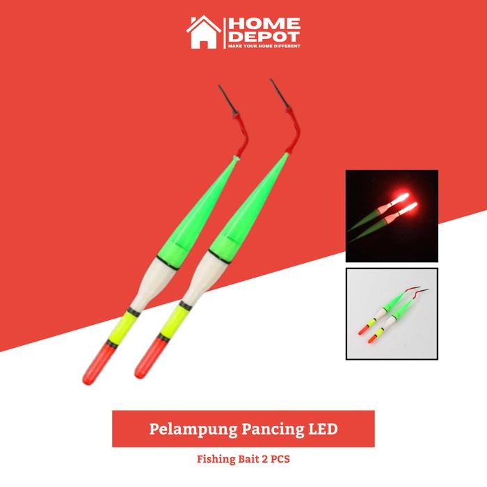 Pelampung Pancing Pelampung Umpan Pancing LED Fishing Bait 2 Pcs