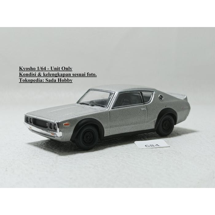 Kyosho Diecast Skala 1/64 Nissan Skyline 2000 Gtr