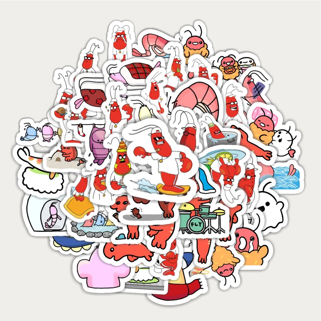 

Sticker Pack Hewan Udang | Sticker TUMBLR | Stiker LAPTOP KOPER HELM