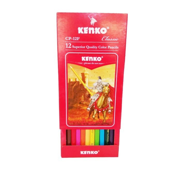 

Pensil Warna KENKO CP-12F Pulas/ CP-24F Panjang