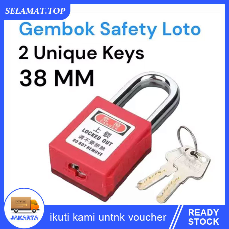 Gembok Master Lock 410 Gembok Loto Safety Padlock Safety Loto (LockOut TagOut) Loto Padlock Gembok S