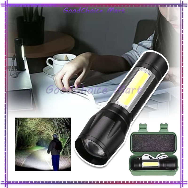 Senter Mini XPE COB Led / Senter Swat Mini Zoom