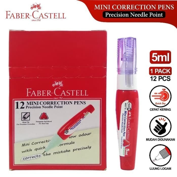 

Corretion Pen Faber Castell 5ml