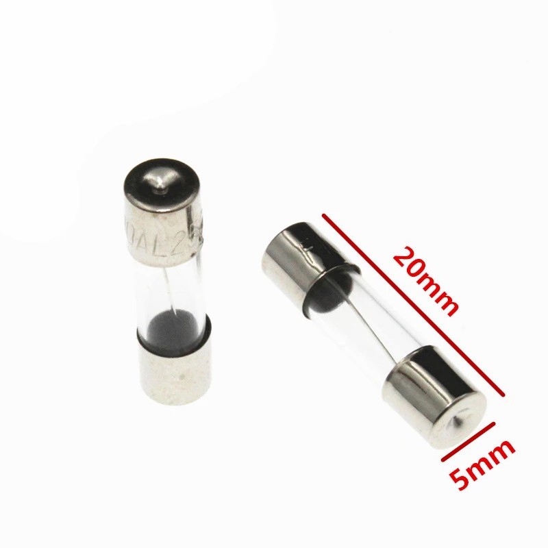 Fuse Kaca 5x20 Fuse tabung kaca 5x20 mm Sekring Sekring kaca 1A 2A 3A 4A 5A Glass