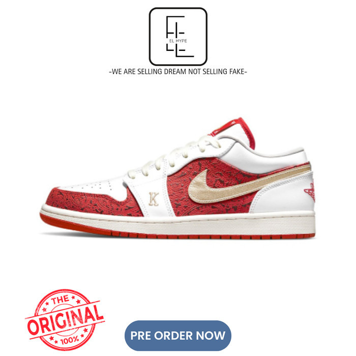Nike Air Jordan 1 Low SE Spades (100% Original) DJ5185-100