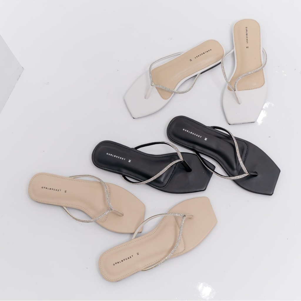 [GURLBUCKET] ] Kemiel Sandal / Sandal Flat "Sandal Wanita"