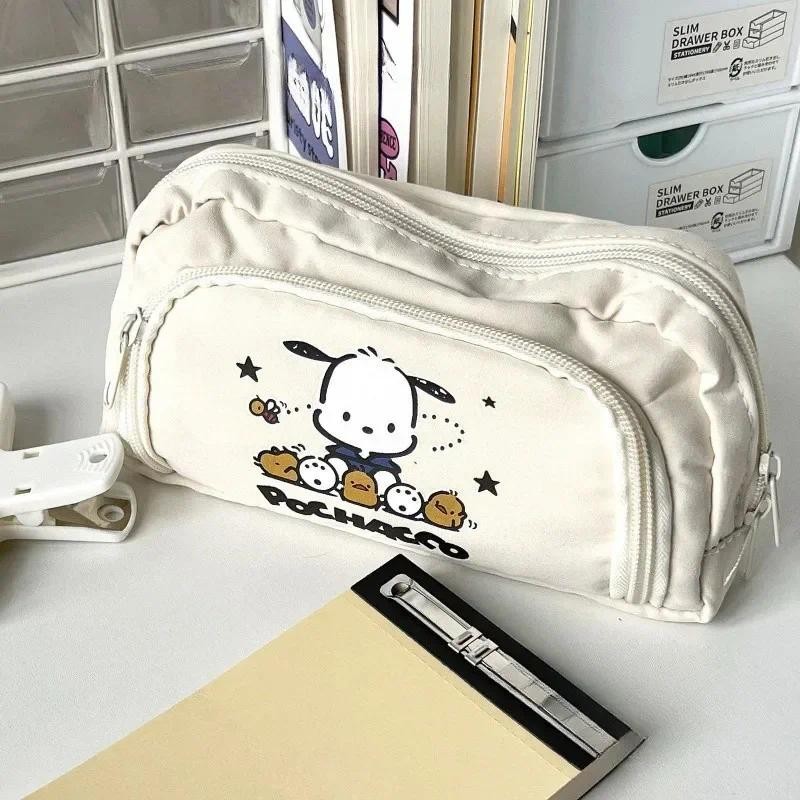 

Pochacco Sanrio Kawaii Pen Bag - Large Capacity, Cute Cartoon Student Pencil Case, Ideal Gift for Stationery & Cosmetics Storage