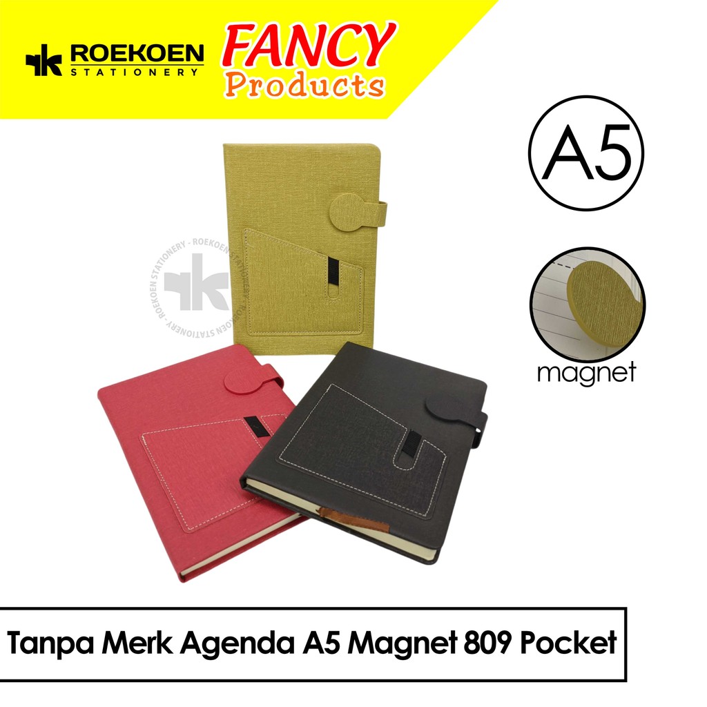 

Tanpa Merk Agenda A5 Magnet 809 Pocket