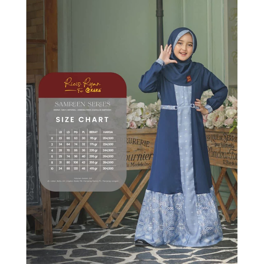 KEKE GAMIS ANAK GAK SATORY NAVY