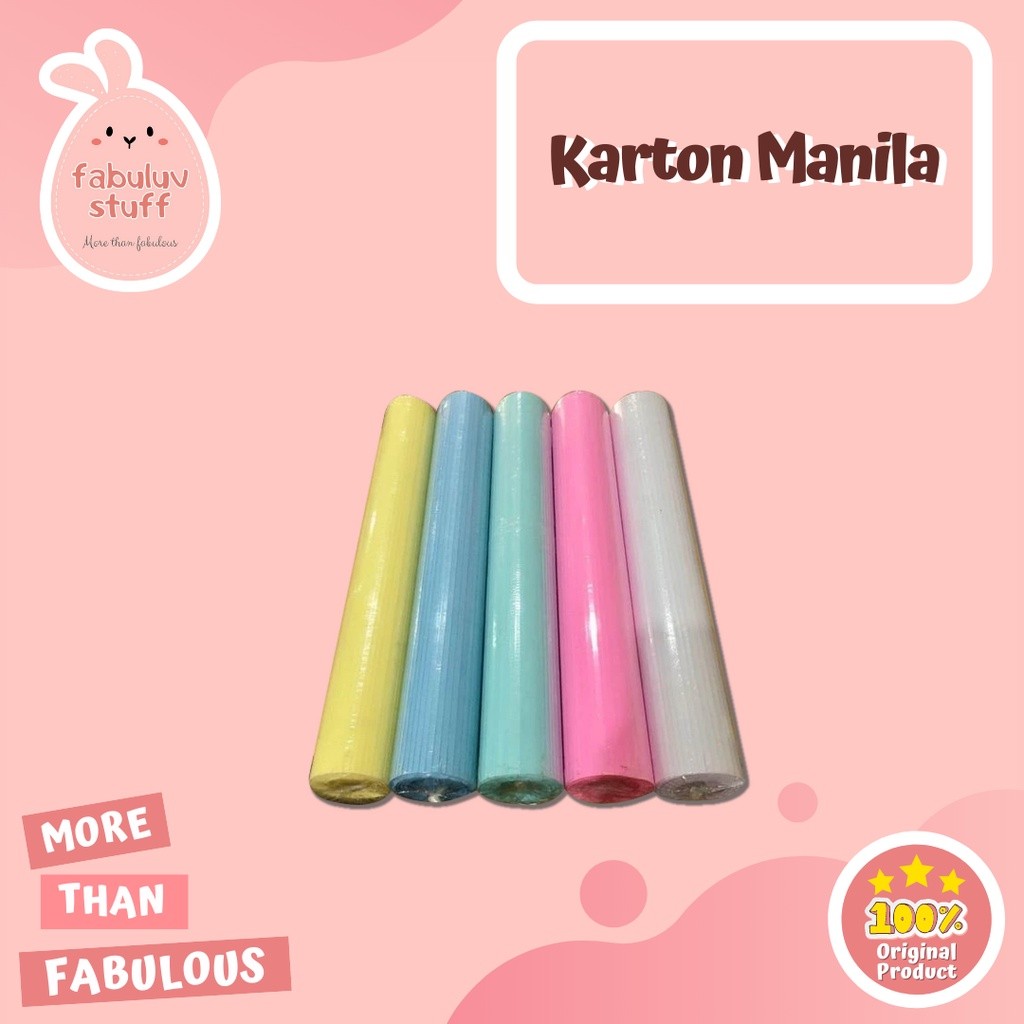 

ATK ~ Karton Manila Gulungan Isi 10 Pcs / Kertas BC / Briefcard Paper