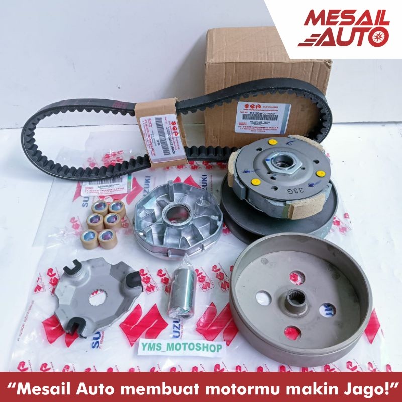 (Paket Hemat CVT)Paket Komplit CVT Suzuki Spin 125, SkyDrive, skywave