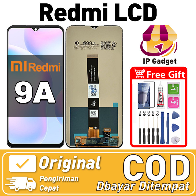 ORI FOR LCD Redmi 9A Fullset Original LCD HP Redmi 9A Asli Touchscreen Layar Sentuh HP COD